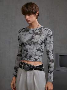 FeverCity Nam Nhuộm buộc Cut-Off Đan Giải trí Áo thun - Nhiều màu - Xem 5