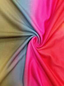 INAWLY Top Sin Tirantes Graduado De Talla Grande Y Corto - Multicolor - Ver 5