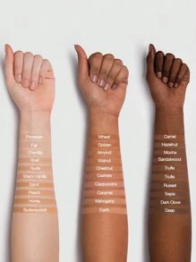 SHEGLAM Complexion Pro Long Lasting Breathable Matte Foundation-Almond Matte Sweat-Proof Foundation Oil Control Full Coverage Pore-Less Concealer Waterproof Flawless Non-Fading Weightless Liquid Foundation Brand Beauty Makeup Face Paint Cosmetic For Women Girls Perfect For Winter Spring Ideal For Y2K Fancy Fashion Suitable For Birthday Gift Party Ready Best Color - Almond - View 8