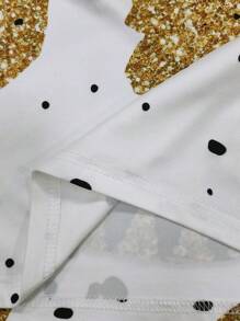 SHEIN Débardeur Court Pour Femmes De Grande Taille Avec Impression D'œil