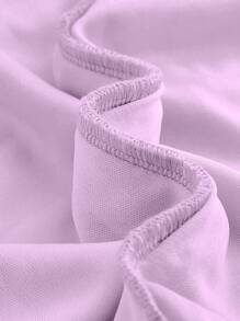 Loomaby Gender Reveal Dress Maternity Off-Shoulder Ruched Bodycon Dress Baby Shower Dress - Mauve Purple - View 5