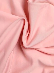 ChicMe Off Shoulder Beaded Ruffle Hem Bodycon Midi Dress Sexy Party Elegant Fashion Outfit Pink Summer - Pink - View 3