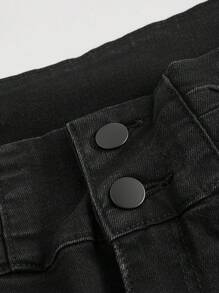 SHEIN MOD Vrouwen Effen kleur Skinny jeans