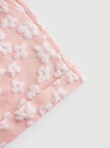 SHEIN MOD Của phụ nữ Hoa Dệt hoa Quần short - Hồng - Xem 4