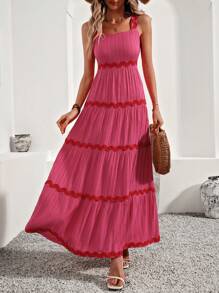 SHEIN LUNE Rochie de damă cu margini color block