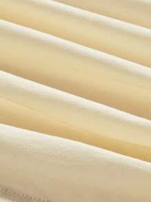 SHEIN MOD Top Sin Mangas Para Mujer Con Nudo En Los Hombros Y Plisado - Albaricoque - Ver 4