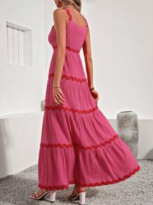 SHEIN LUNE Rochie de damă cu margini color block