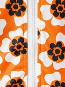 Baby Boy Spring/Summer Fun Printed Casual Daily Activity Streetwear Long-Sleeved Jacket - Multicolor - View 6