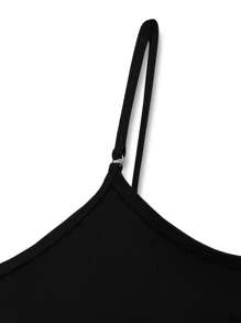 Swim Basics Summer Beach Solid Color One-Piece Swimsuit Carnival