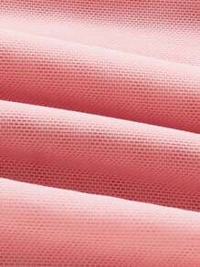 SHEIN MOD Của phụ nữ Xếp li Xù Hoa Sen Váy không tay - Hồng - Xem 3