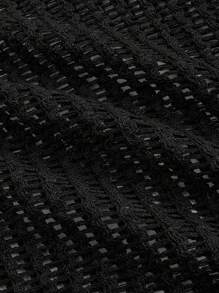 Manfinity Fever City Men'S Short Sleeve Mesh See-Through T-Shirt - Black - View 5