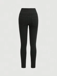 SHEIN MOD Vrouwen Effen kleur Skinny jeans