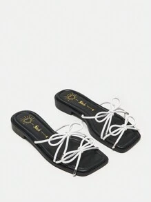 女士平底舒適涼鞋