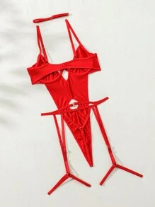 SHEIN Body Camisero Sexy Ahuecado Para Mujer