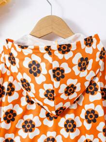 Baby Boy Spring/Summer Fun Printed Casual Daily Activity Streetwear Long-Sleeved Jacket - Multicolor - View 7