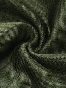 Manfinity Campus Court 男式侧边带装饰慢跑裤 - 軍綠色 - 查看 5