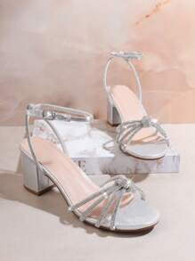 SHUZIA Women's High Heel Sandals - Silver - View 2