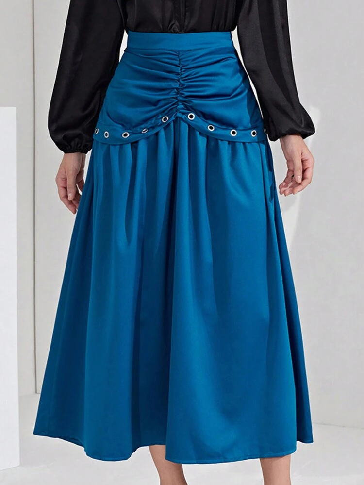 Women's High Waist Pleated Skirt Fall Cloth For Women