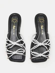 女士平底舒適涼鞋