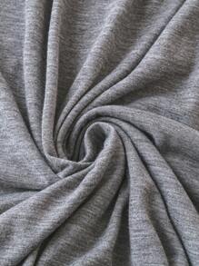 Kích thước lớn Của phụ nữ Không tay Xếp li Đầm - Xám - Xem 3