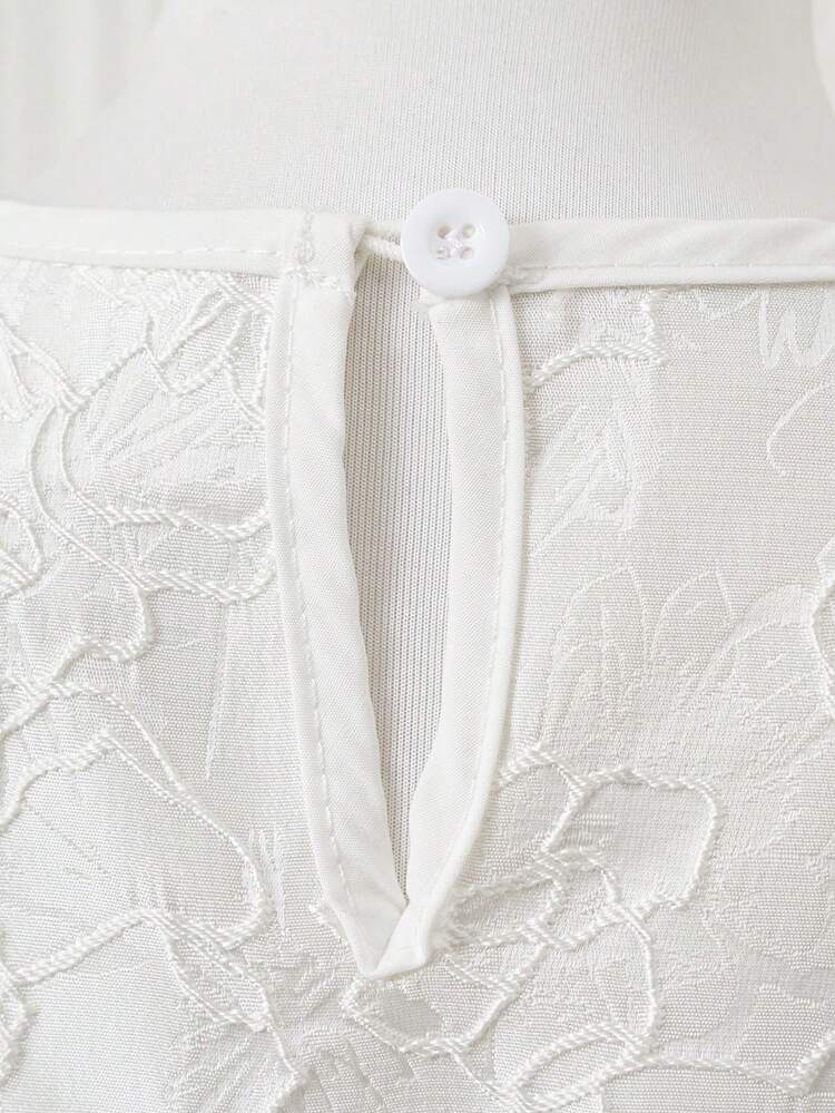 Baby Girl Elegant Gorgeous Jacquard Dress For Daily, Casual, And Special Occasions In Spring And Summer