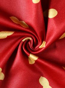 Men's Peanut & Letter Print Underwear