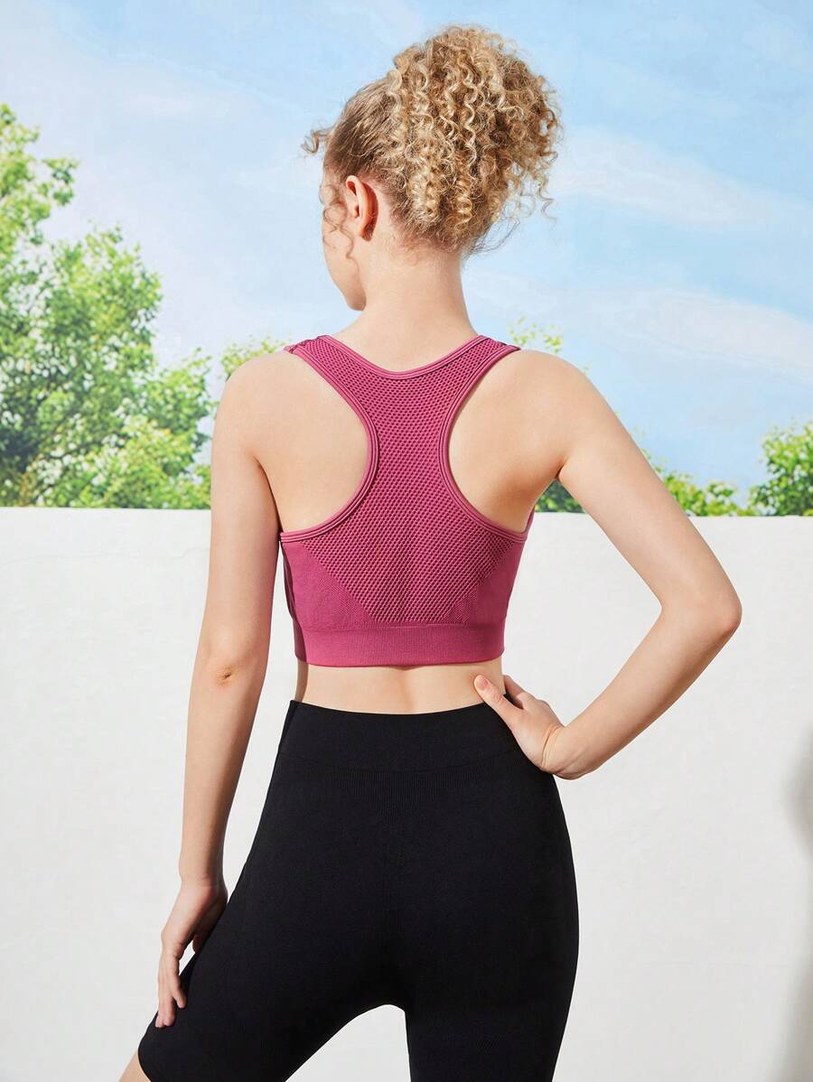 SHEIN Teen Girl's Sports Fitness Vest For Outdoor Workout