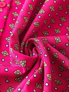 SHEIN Clasi 大尺碼印花長袖襯衫 - 粉色 - 查看 4