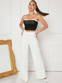 Hauture 對比色peekaboo網狀覆蓋上衣 - 彩色 - 查看 4