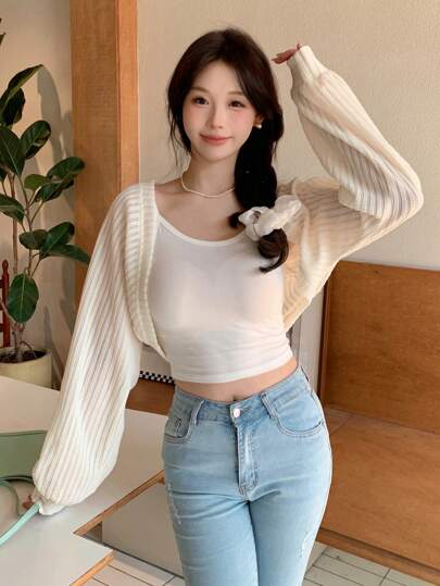 DAZY 女士休闲西装外套、荷叶边、秋装