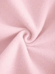 SHEIN Essnce Kích thước lớn Của phụ nữ Đàn ghi ta Mẫu Vòng cổ Áo nỉ - Hồng - Xem 5