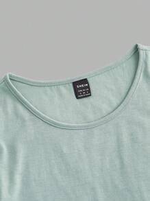 SHEIN Essnce 女士休闲露背打结短袖T恤三件装，夏季款 - 彩色 - 查看 6