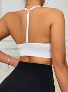 1pc Wireless Bra For Women - White - View 2