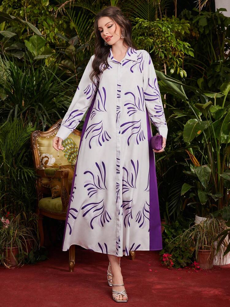 Women's Loose Long Sleeve Shirt Dress Fall Cloth For Women