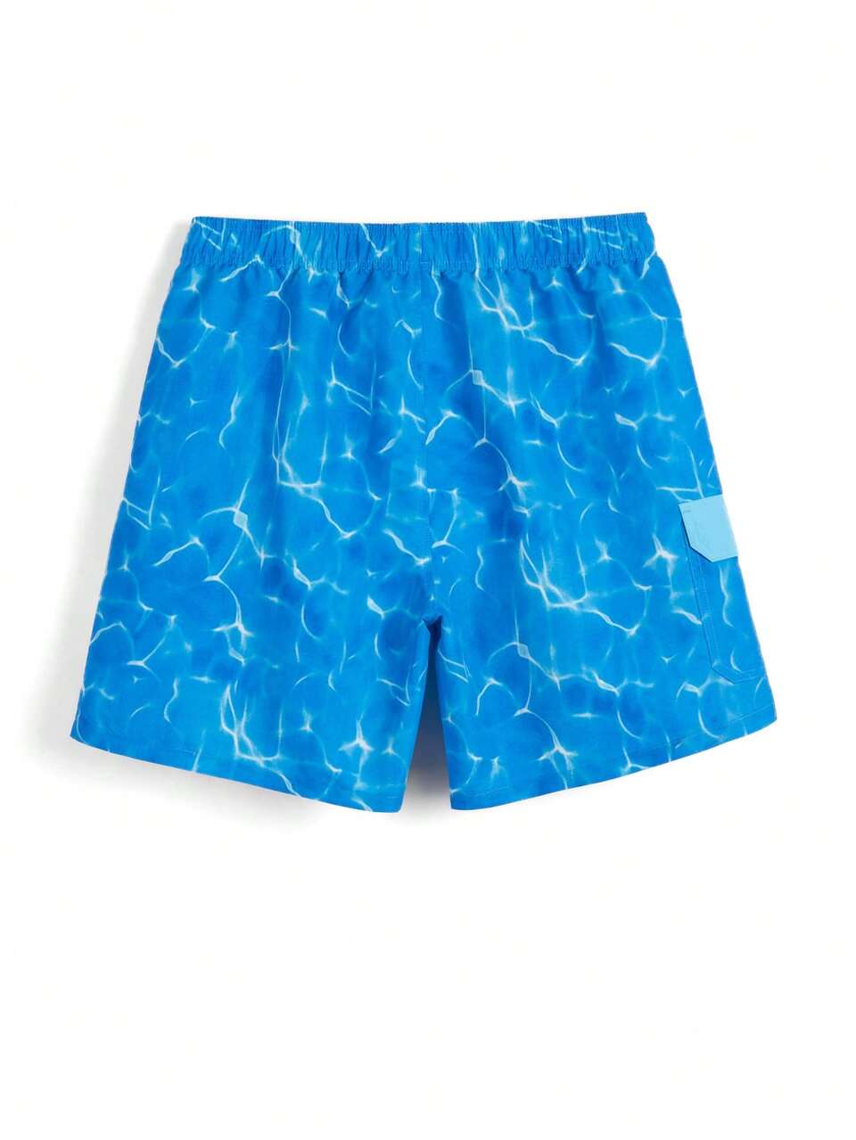 Men's Drawstring Letter Print Mesh Beach Shorts
