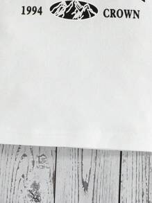 Baby Boy Letter Print Round Neck Casual Tank Top - Multicolor - View 6