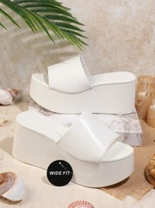 SHUZIA Sandalias De Plataforma Con Tacones De Cuña