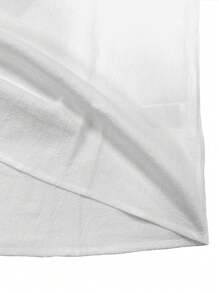 Men's & Linen Blend Casual Shirt - White - View 3