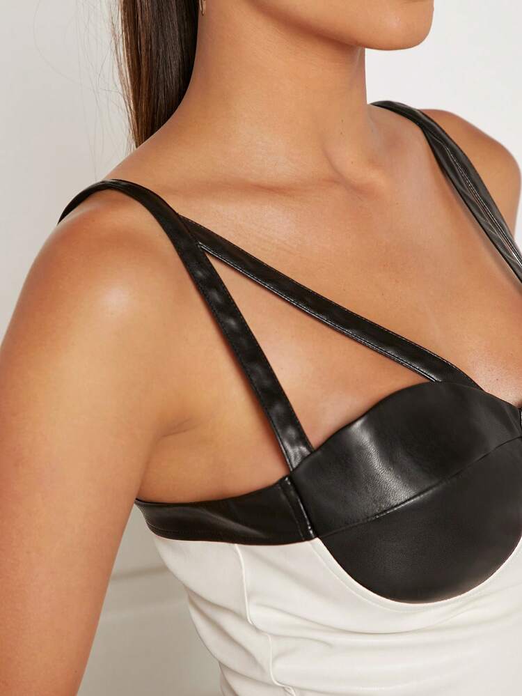 Women Color Block Tank