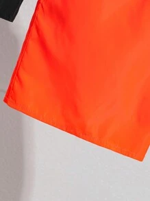 SHEIN Tween Boys' Casual Holiday Plain Loose Weave Beach Quần bơi 2 cái/bộ, cho mùa hè, bãi biển, hồ bơi - Nhiều màu - Xem 5