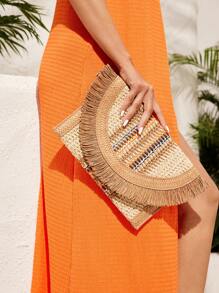 SHEIN VCAY Clutch Bag - Multicolor - View 1
