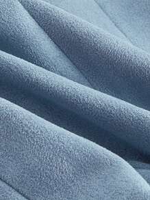 SHEIN MOD Solid Color Women's Cross Strap Camisole - Baby Blue - View 4