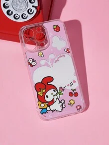 HELLO KITTY AND FRIENDS | SHEIN Carcasa Para Teléfono Móvil Con Espejo - Rojo - Ver 3
