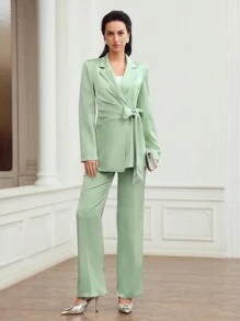 MOTF PREMIUM Pantalon De Costume Avec Plis Pressés Sur Mesure