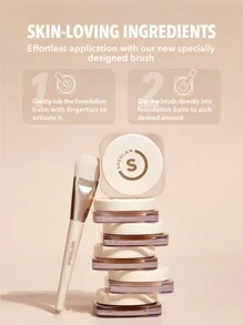 SHEGLAM Fondotinta A Copertura Totale Balsamo Campione-Butterscotch Fondotinta Idratante Impeccabile A Lunga Tenuta Correttore Del Colore Anti-Olio Correttore Copertura Senza Pori Fondotinta In Crema Non Unto Non Agglomerante Dall'Aspetto Levigante Fondotinta In Crema Fondotinta Invernale Di Natale Marchio Bellezza Trucco Cosmetico Per Donne Ragazze Perfetto Per Autunno Inverno Ideale Per Y2K Elegante Moda Adatto Per Compleanno Natale Presente Festa Pronto Migliore Colore