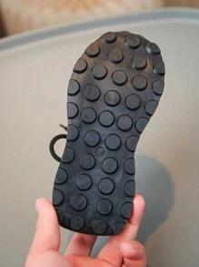 Fashionable Unisex Kids Vintage Casual Lightweight Soft Bottom Retro Color Block Athletic Running Shoes - Multicolor - View 4