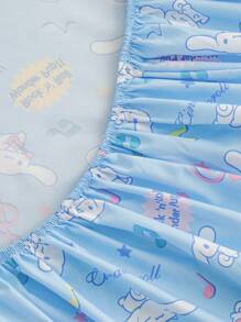 HELLO KITTY AND FRIENDS | SHEIN 可愛藍色床單 - 淺藍色 - 查看 5