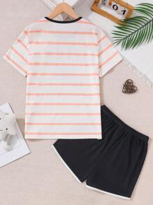 Teen Girls' Cute Koala Print Homewear Set - Pink - View 2