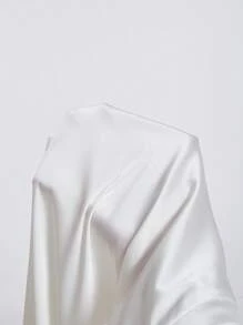 Firerie Solid Backless Kimono Sleeve Backless Dress - White - View 8