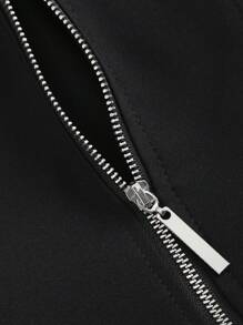 SHEIN Unity Khóa dây đeo Trang trí Bustier Áo ba lỗ Áo ba lỗ - màu đen - Xem 5